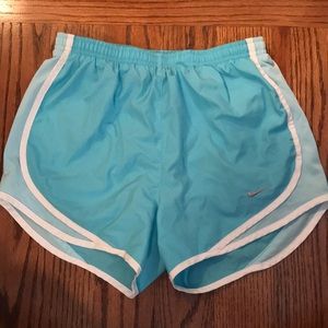 Blue dri-fit nike shorts
